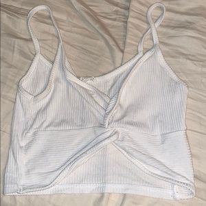 Twisted cropped tank
